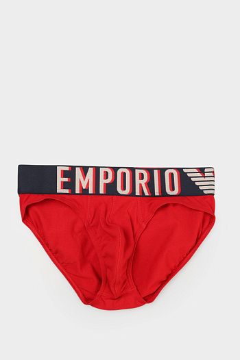 Трусы из хлопка Emporio Armani