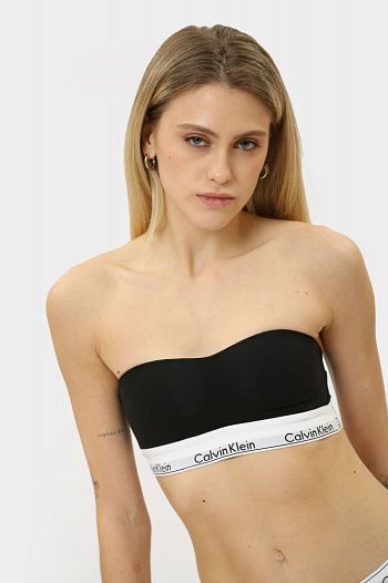 Топ хлопковый черный Calvin Klein Underwear