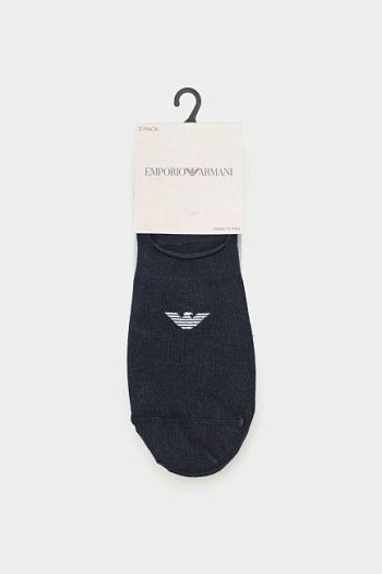Носки хлопковые черные Emporio Armani