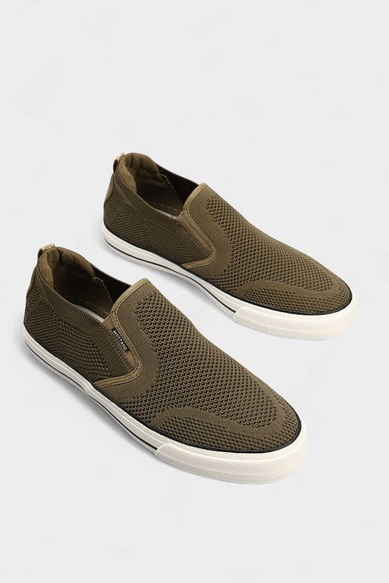 Слипоны Mustang Зеленый