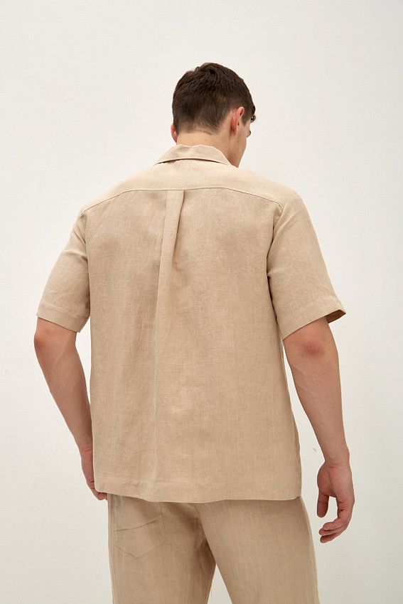 Рубашка с коротким рукавом The Hills Бежевый