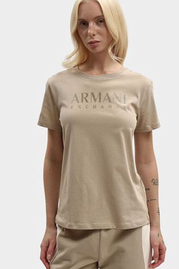 Футболка из хлопка Armani Exchange