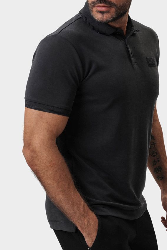 Поло EA7 Черный