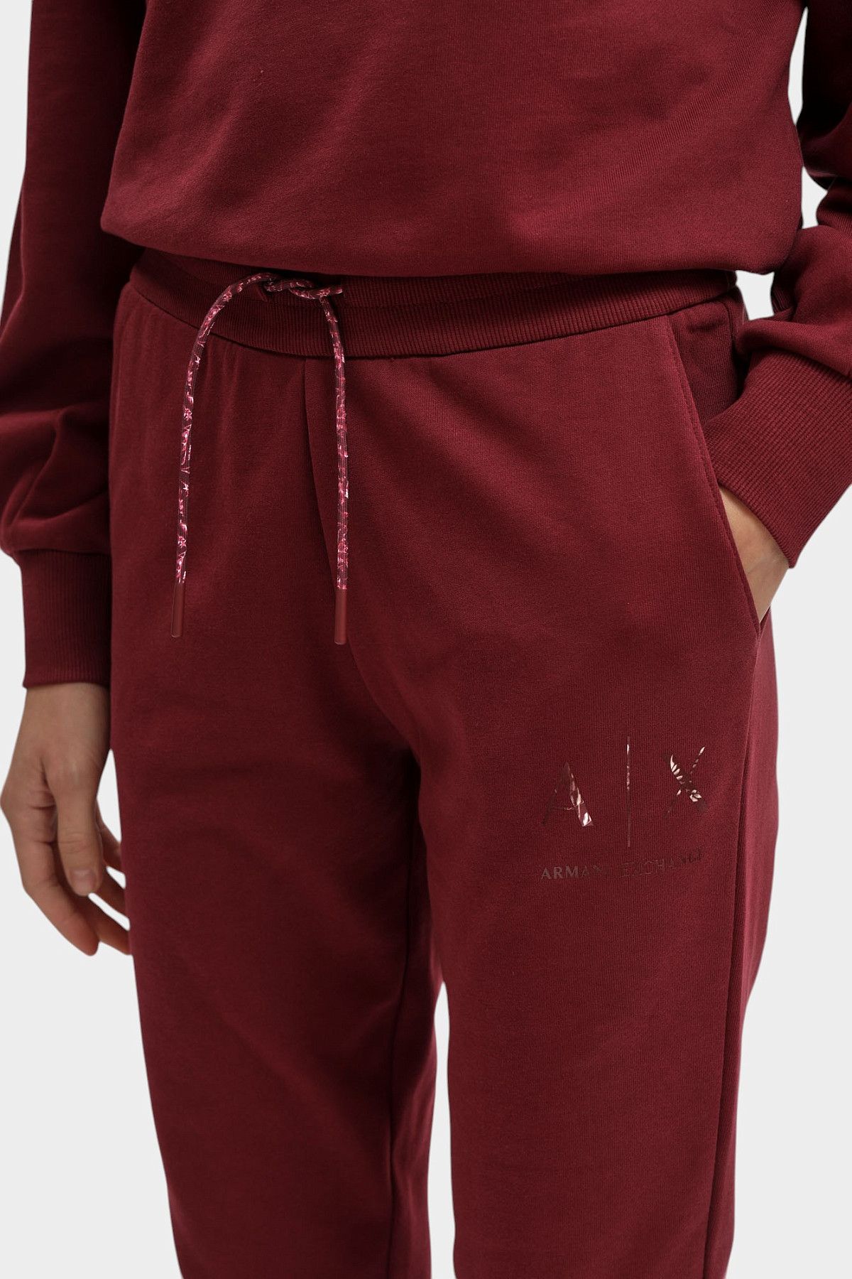 Брюки спортивные Armani Exchange Бордовый