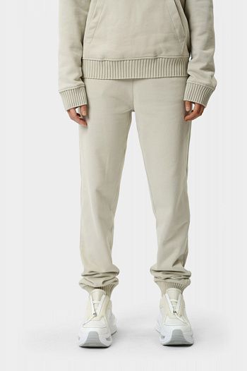 Брюки спортивные хлопковые бежевые Calvin Klein Jeans