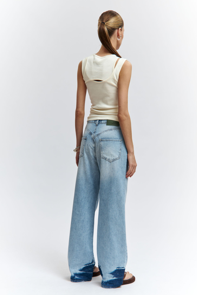 VW-OMA-33-436 брюки джинсовые van mich 