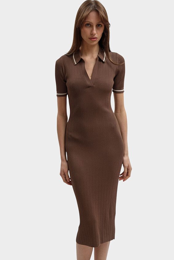 Платье Armani Exchange Бежевый