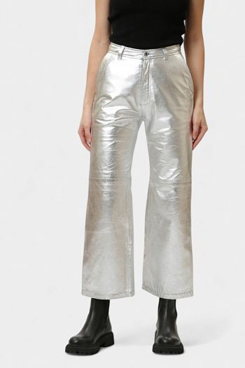 Брюки кожаные Pepe Jeans