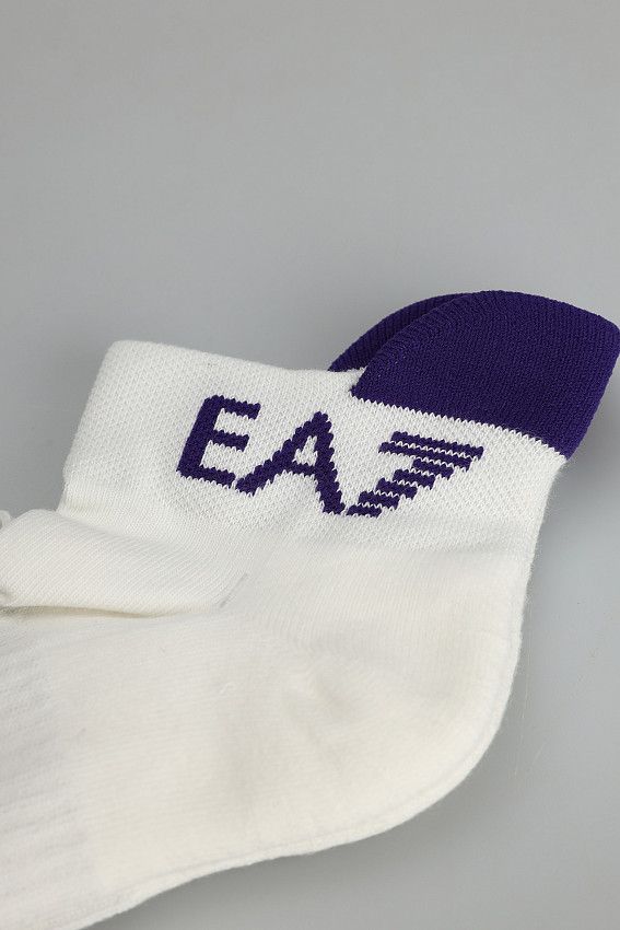 Короткие носки EA7 Белый