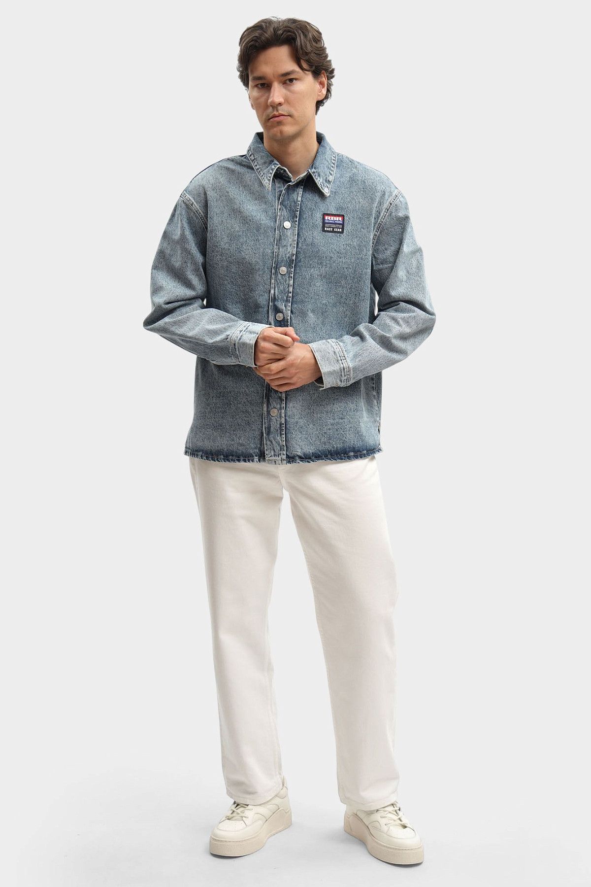 Рубашка джинсовая Pepe Jeans Синий