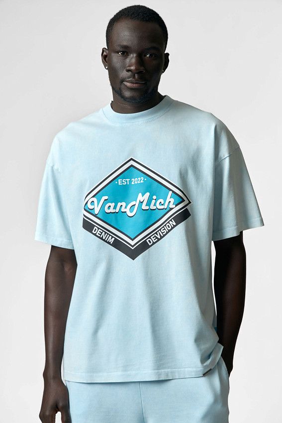Футболка Van Mich Голубой