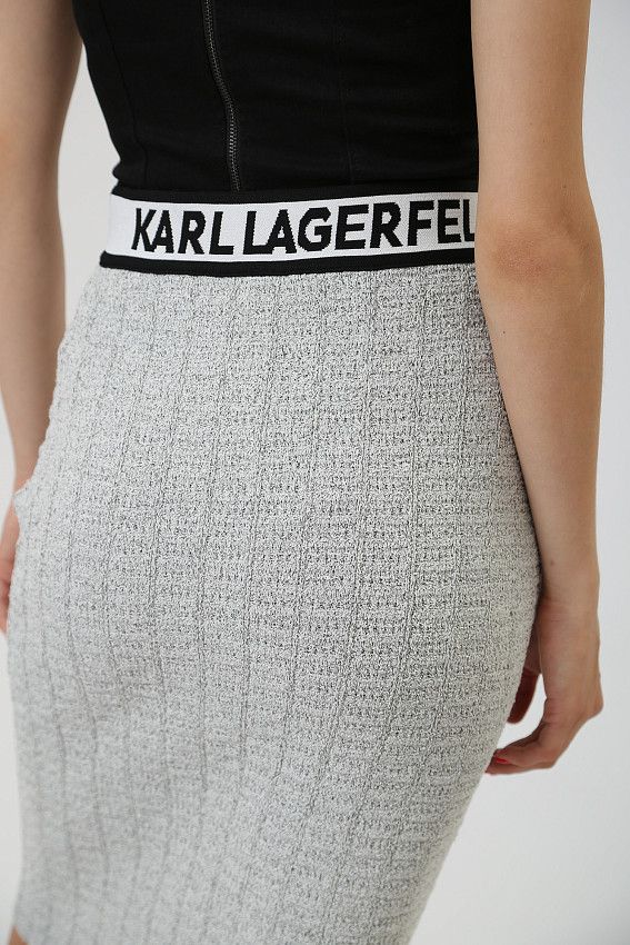 Юбка Karl Lagerfeld Серый