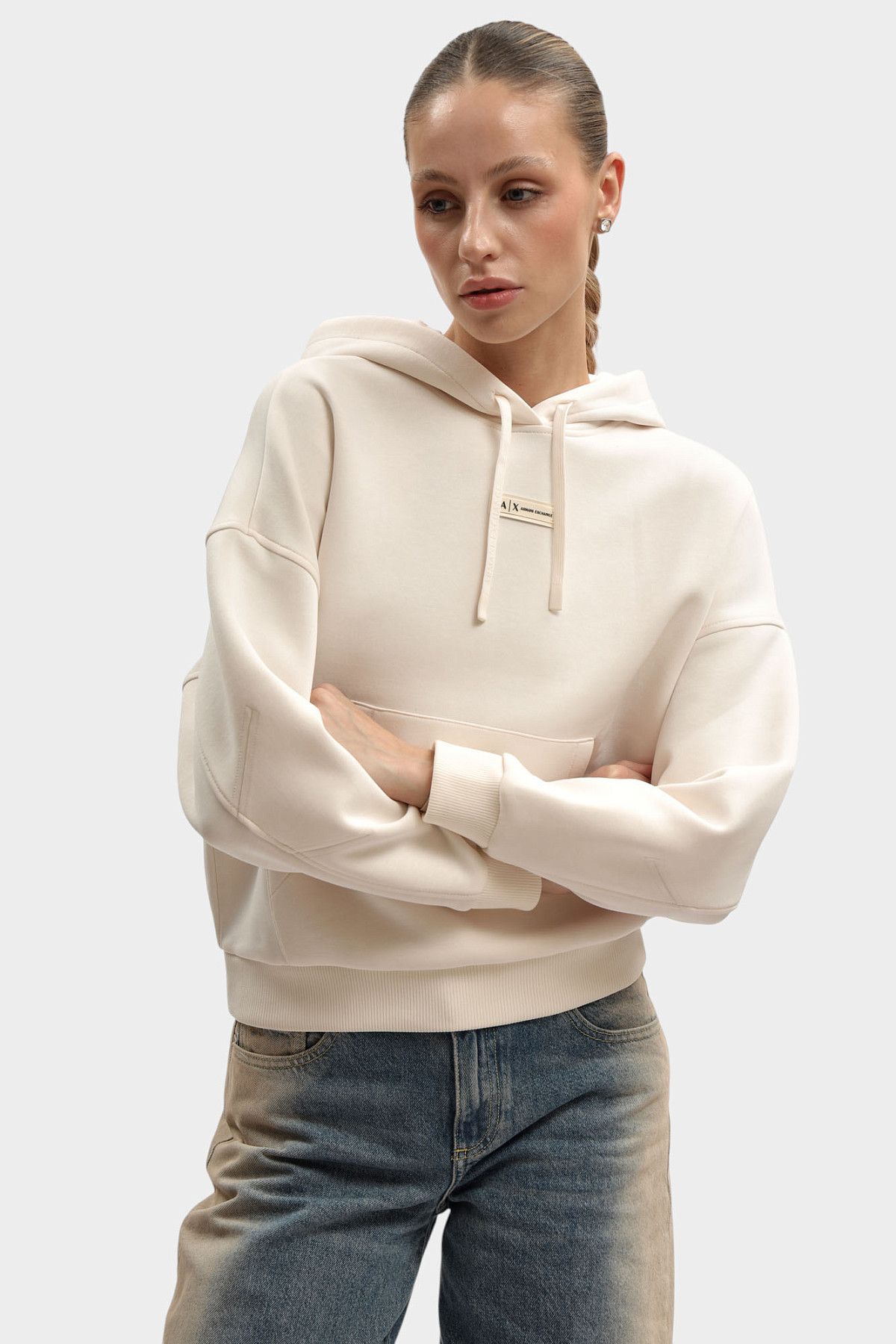 Худи Armani Exchange Белый