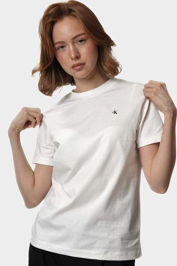 Футболка хлопковая белая Calvin Klein Jeans
