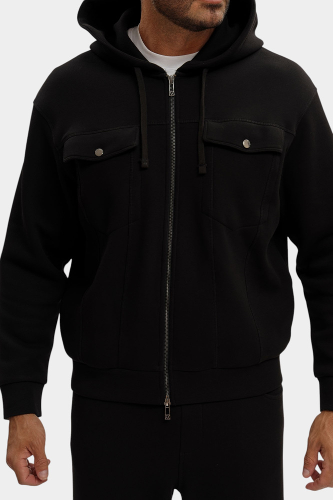 XM000967_AF16222 Толстовка с капюшоном Armani Exchange Черный