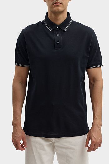 Поло из хлопка Emporio Armani