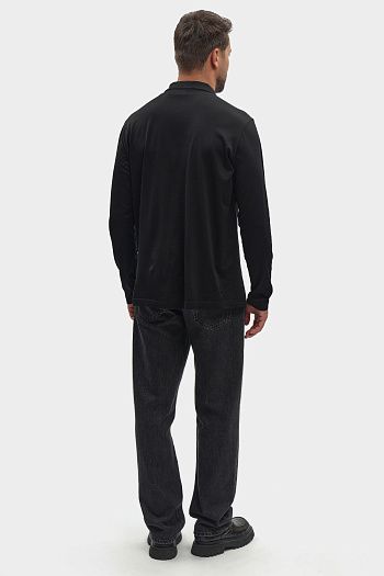 Худи хлопковое черное Karl Lagerfeld