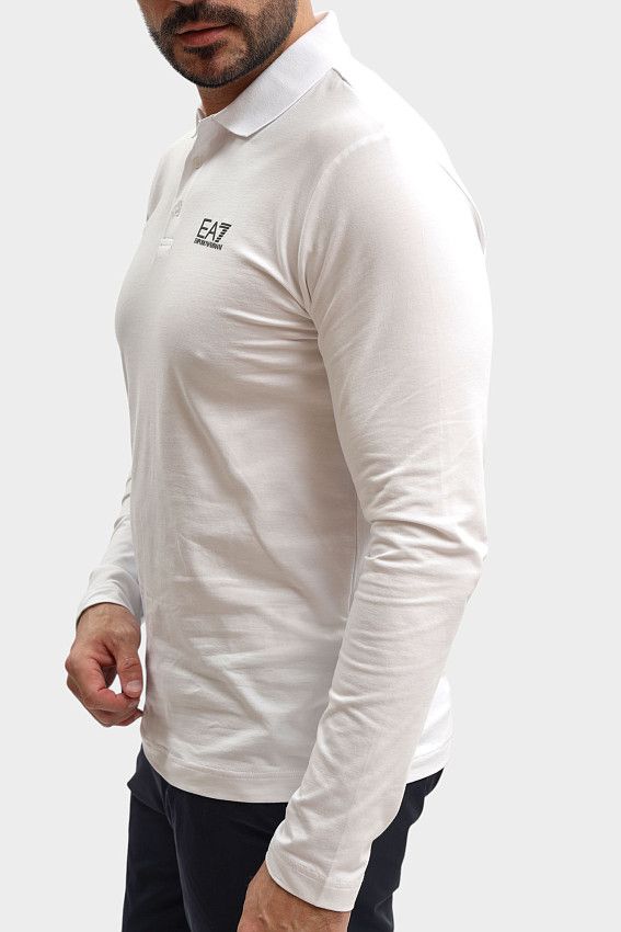 Поло EA7 Белый