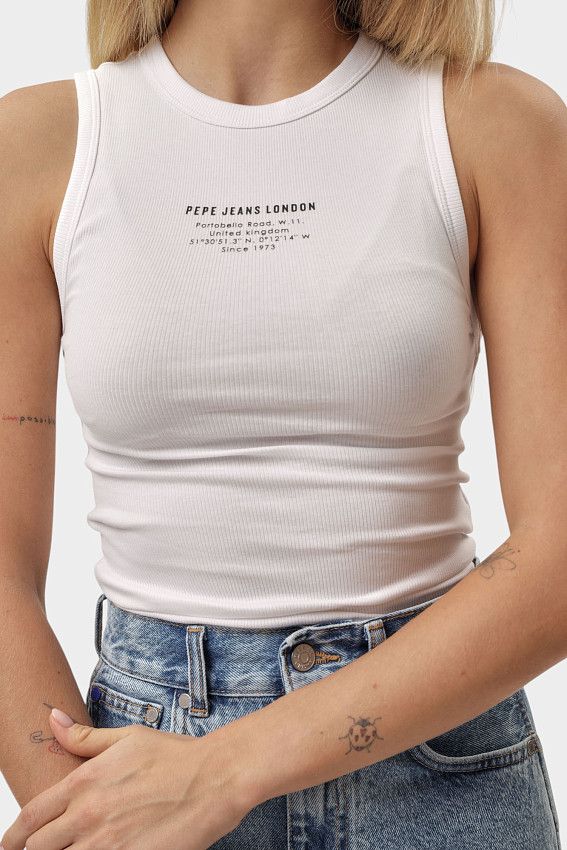 Топ Pepe Jeans Белый