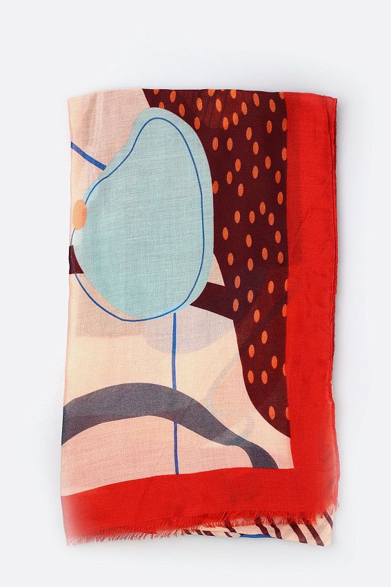 Палантин Marc Cony Красный