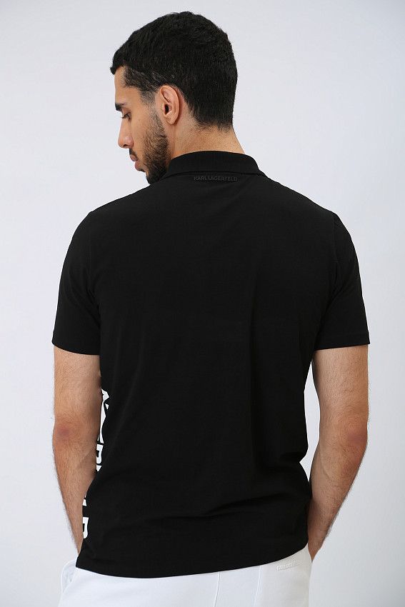 Поло Karl Lagerfeld Черный