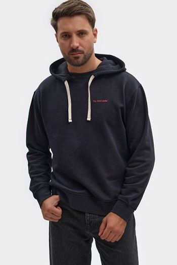Толстовка хлопковая черная Pepe Jeans