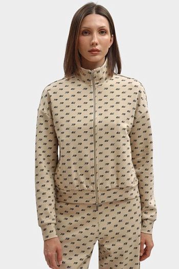 Толстовка хлопковая бежевая Armani Exchange