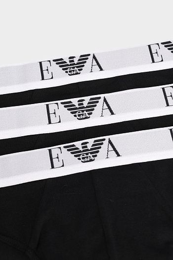 Трусы 3 шт из хлопка Emporio Armani