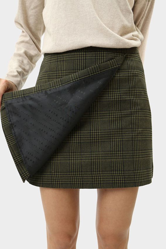 Юбка Pepe Jeans Зеленый