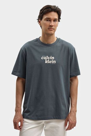 Футболка из хлопка Calvin Klein Jeans