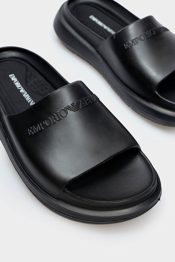 Шлепки Emporio Armani Черный