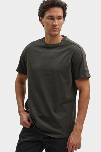 Футболка хлопковая серая Armani Exchange