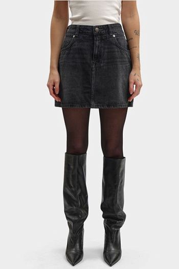Юбка джинсовая серая Pepe Jeans