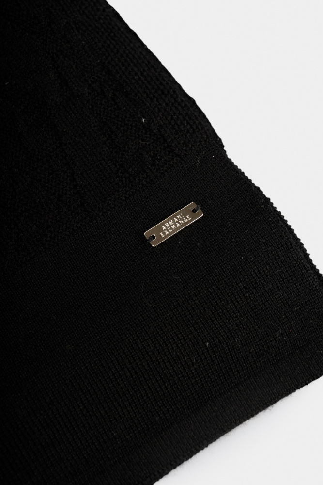 XW001496_AF11956 Шарф Armani Exchange Черный