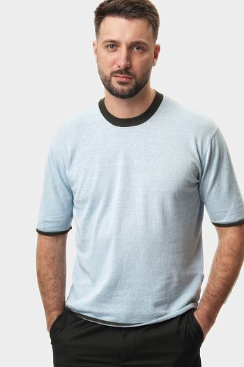 Футболка льняная Armani Exchange