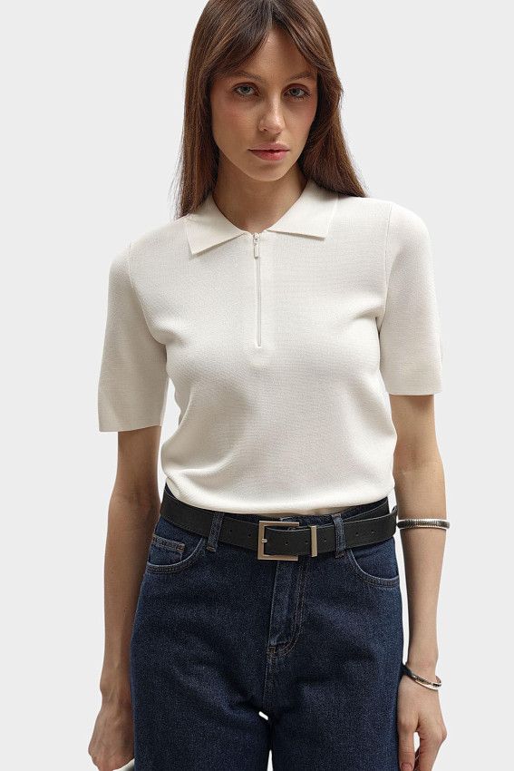 Поло Trussardi Белый