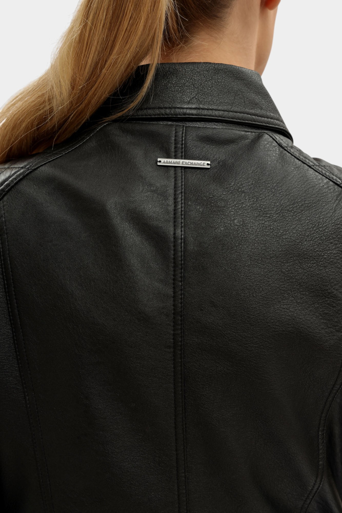 XW000654_AF16212 куртка кожаная armani exchange 