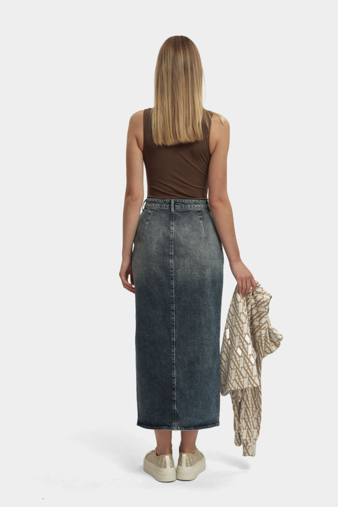 XW001190_AF12871 юбка джинсовая armani exchange 