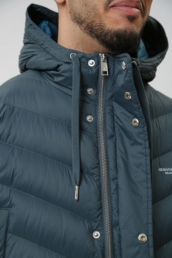 Пальто пуховое Armani Exchange Черный