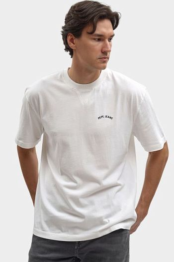 Футболка хлопковая белая Pepe Jeans
