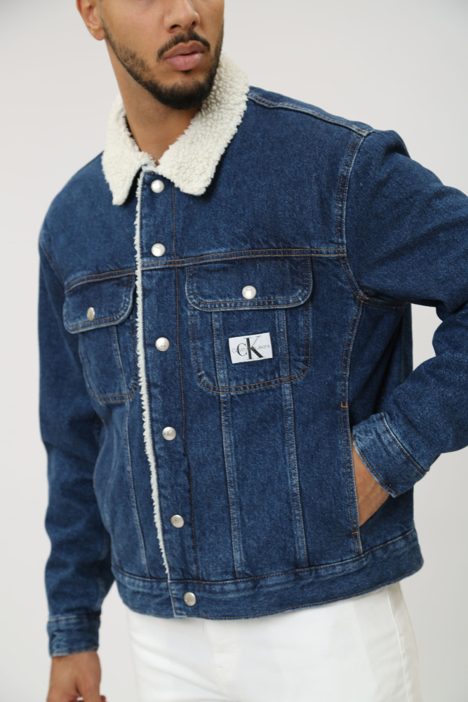 J30J323905 Куртка джинсовая Calvin Klein Jeans Синий