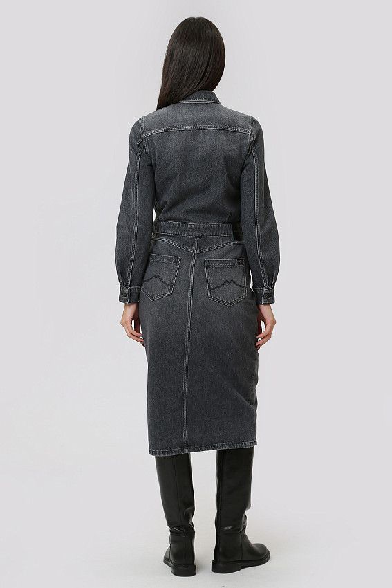 Платье джинсовое д/р Mustang Серый