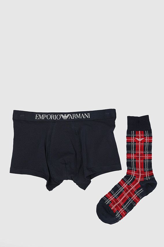 Набор (трусы+носки) Emporio Armani Синий