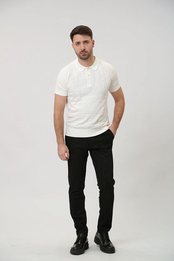 Поло трикотажное Karl Lagerfeld Бежевый