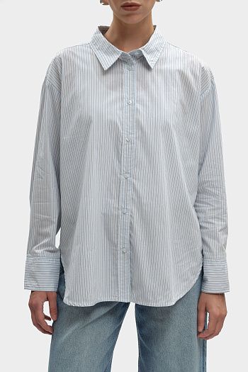 Джинсы широкие синие Pepe Jeans