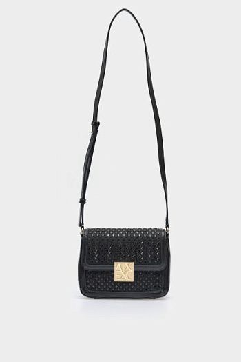 Сумка кросс-боди черная Armani Exchange