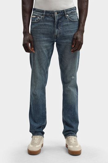 Джинсы прямые синие Calvin Klein Jeans