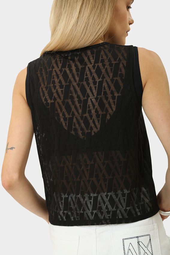 Майка Armani Exchange Черный