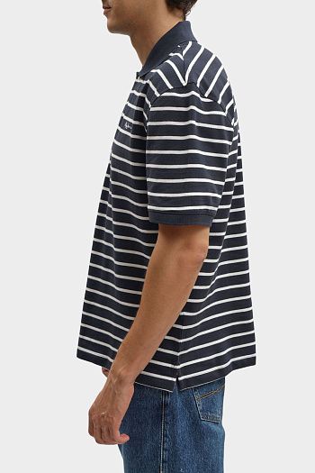 Футболка поло хлопковая синяя Pepe Jeans