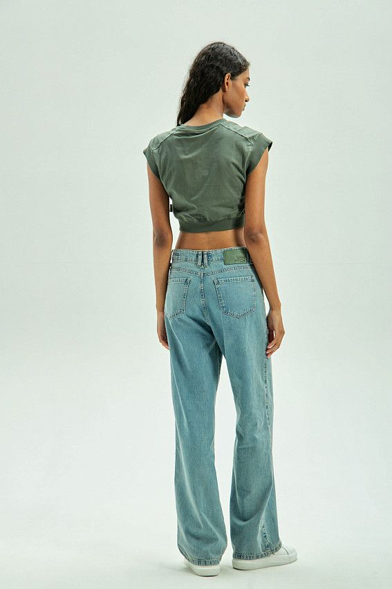 Кроп-топ Van Mich Зеленый